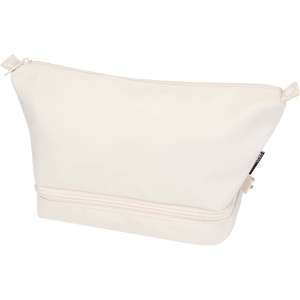 Trip Aware<sup>&trade;</sup> recycled travel toiletry bag 6L, Off white