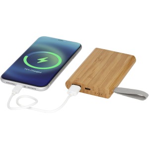 Tulda 5000 mAh bamboo power bank, Wood (Powerbanks)