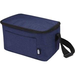 Tundra 6-can GRS RPET cooler bag 5L, Heather navy (Cooler bags)