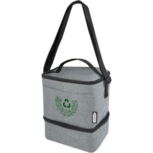 Tundra 9-can RPET lunch cooler bag, Heather grey (Cooler bags)