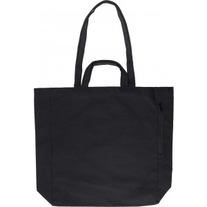 Recycled cotton shopping bag Bennett, black