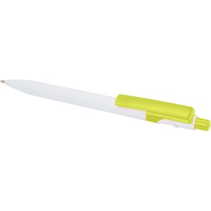 Unica recycled plastic ballpoint pen (black ink), Lime green (Plastic pen)