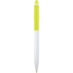 Unica recycled plastic ballpoint pen (black ink), Lime green (10796663)