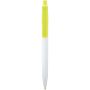 Unica recycled plastic ballpoint pen (blue ink), Lime green