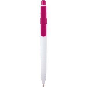 Unica recycled plastic ballpoint pen (blue ink), Magenta (Plastic pen)