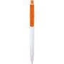 Unica recycled plastic ballpoint pen (blue ink), Orange