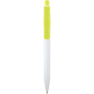 Unica recycled plastic ballpoint pen (black ink), Lime green