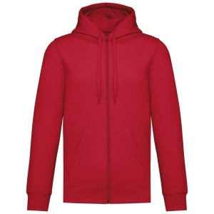 UNISEX FULL ZIP HOODIE, Red (Pullovers)