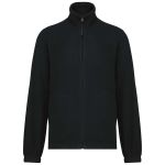 UNISEX MICROFLEECE ELASTICATED JACKET, Black (KA940BL)