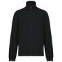 UNISEX MICROFLEECE ELASTICATED JACKET, Black