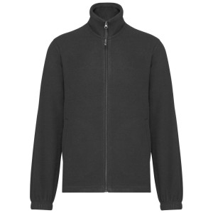 UNISEX MICROFLEECE ELASTICATED JACKET, Dark Grey (Jackets)