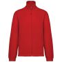 UNISEX MICROFLEECE ELASTICATED JACKET, Red