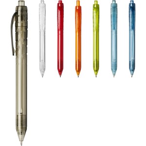 Vancouver recycled PET ballpoint pen, transparent clear (Plastic pen)