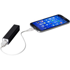 Volt 2200 mAh power bank, solid black (Powerbanks)