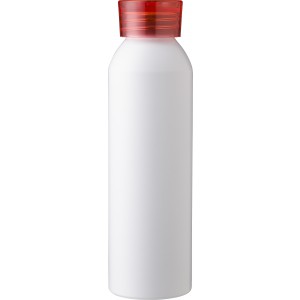 Recycled aluminium bottle (650 ml) Ariana, red (Water bottles)