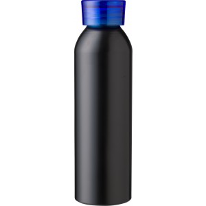 Recycled aluminium bottle (650 ml) Izabella, light blue (Water bottles)