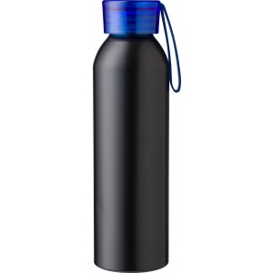 Recycled aluminium bottle (650 ml) Izabella, light blue (Water bottles)