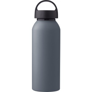 Recycled aluminium bottle Zayn, grey (Water bottles)