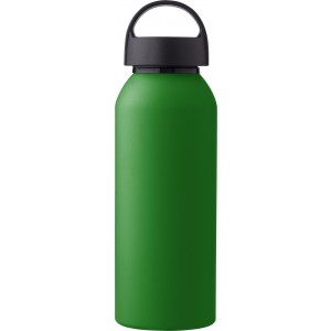 Recycled aluminium bottle Zayn, light green (Water bottles)