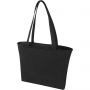 Weekender 500 g/m2 recycled tote bag, Solid black