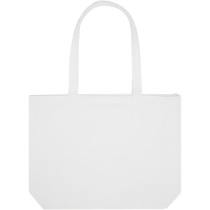 Weekender 500 g/m2 recycled tote bag, White (Shopping bags)