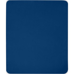 Willow RPET polar fleece blanket, Navy (Blanket)