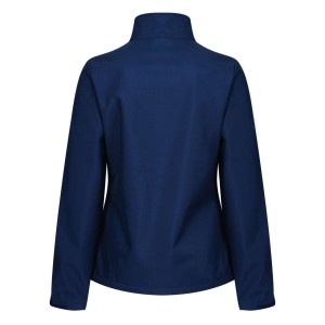 WOMEN'S ABLAZE 3 LAYER PRINTABLE SOFTSHELL JACKET, Navy/Navy (Jackets)