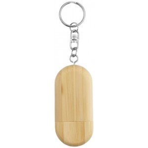 Wooden oval USB, 4GB (Pendrives)