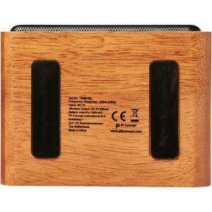 Wooden speaker with charging pad, Wood (Speakers, radios)