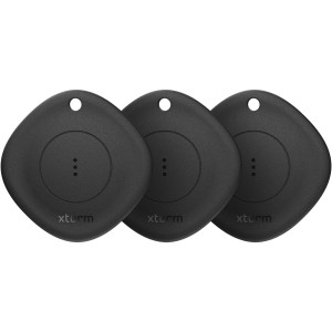 Xtorm XTAG01 3-piece travel tag, Solid black (USB accessories)