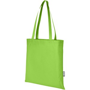 Zeus GRS recycled non-woven convention tote bag 6L, Lime (Laptop & Conference bags)