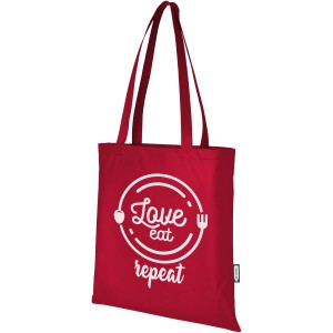 Zeus GRS recycled non-woven convention tote bag 6L, Red (Laptop & Conference bags)