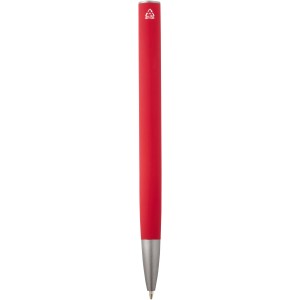 Ziggur aluminium ballpoint pen (blue ink), Red (Metallic pen)