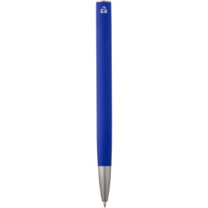 Ziguur recycled aluminium ballpoint pen (black ink), Blue (Metallic pen)