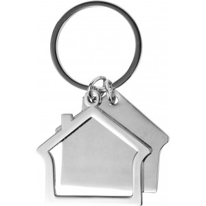 Zinc alloy key holder Amaro, silver (Keychains)