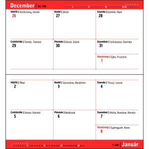 Zsebirka, kaktusz (Calendars)